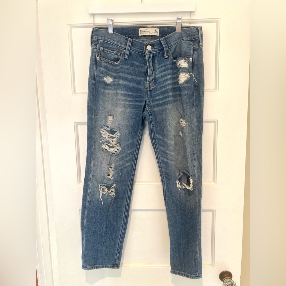 Vintage A&F Boyfriend Straight Jean